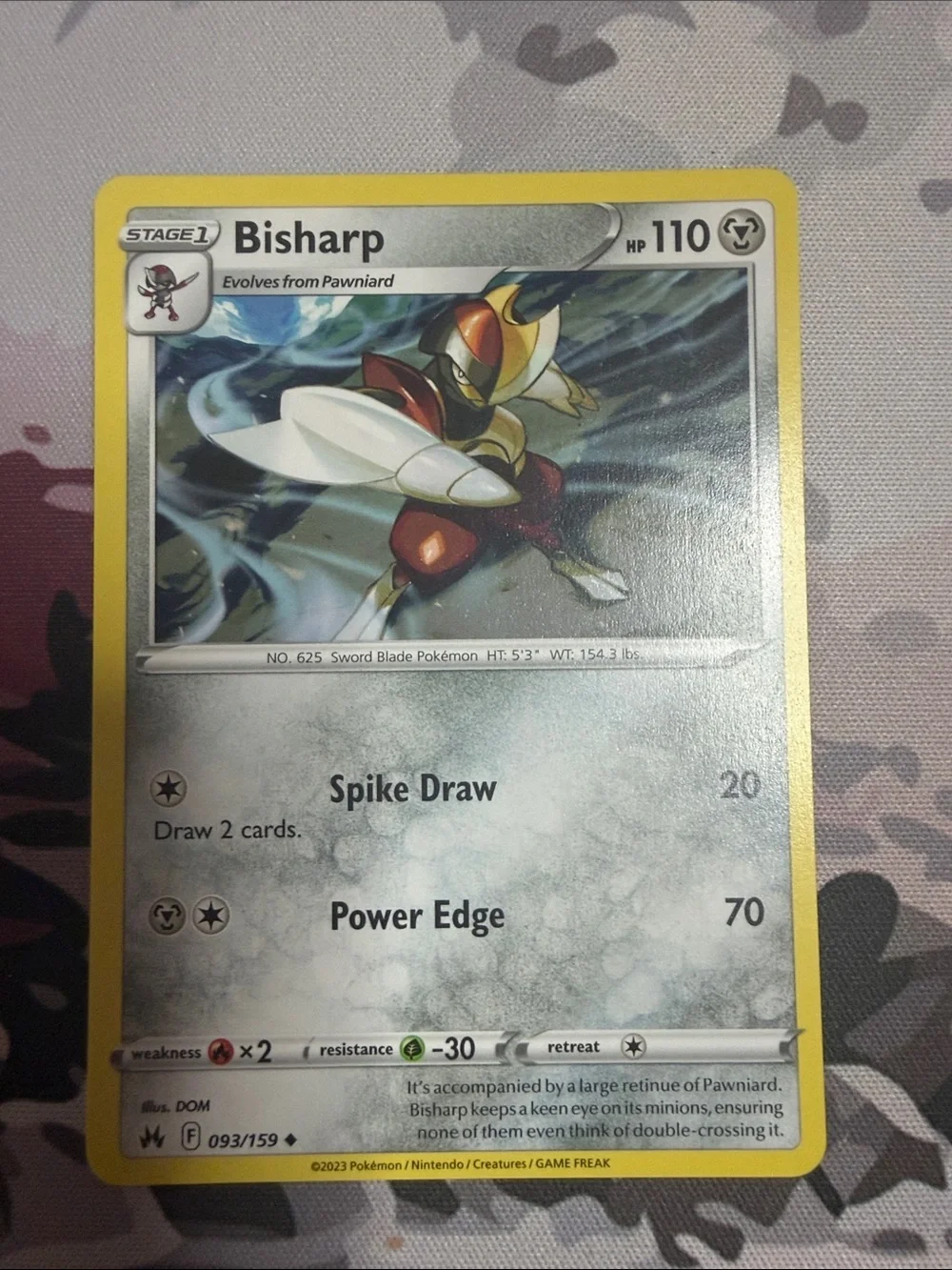 Pawniard & Bisharp Evolution Lot | 3 Pokémon Cards | ✨5/$25✨